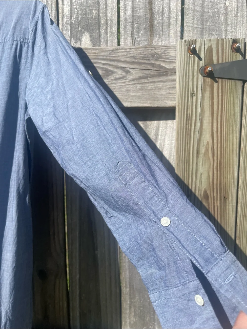 J. Crew Light Chambray Blue Tunic Mini Dress